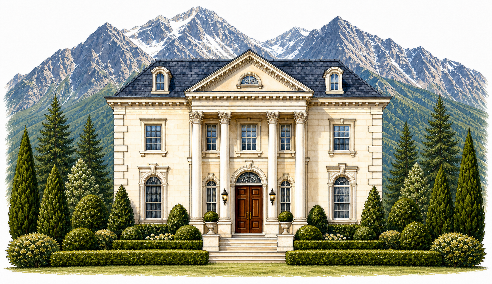 Illustration of a house seen by your assessor